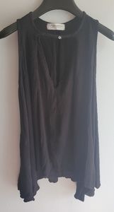 3 for $10,Impressions Boho Black Sleeveless Top